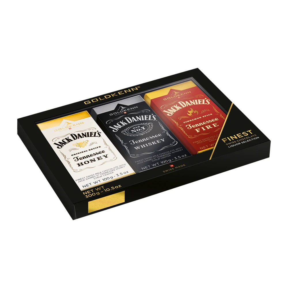 Tableta De Chocolate Goldken Jack Daniels Pack X3