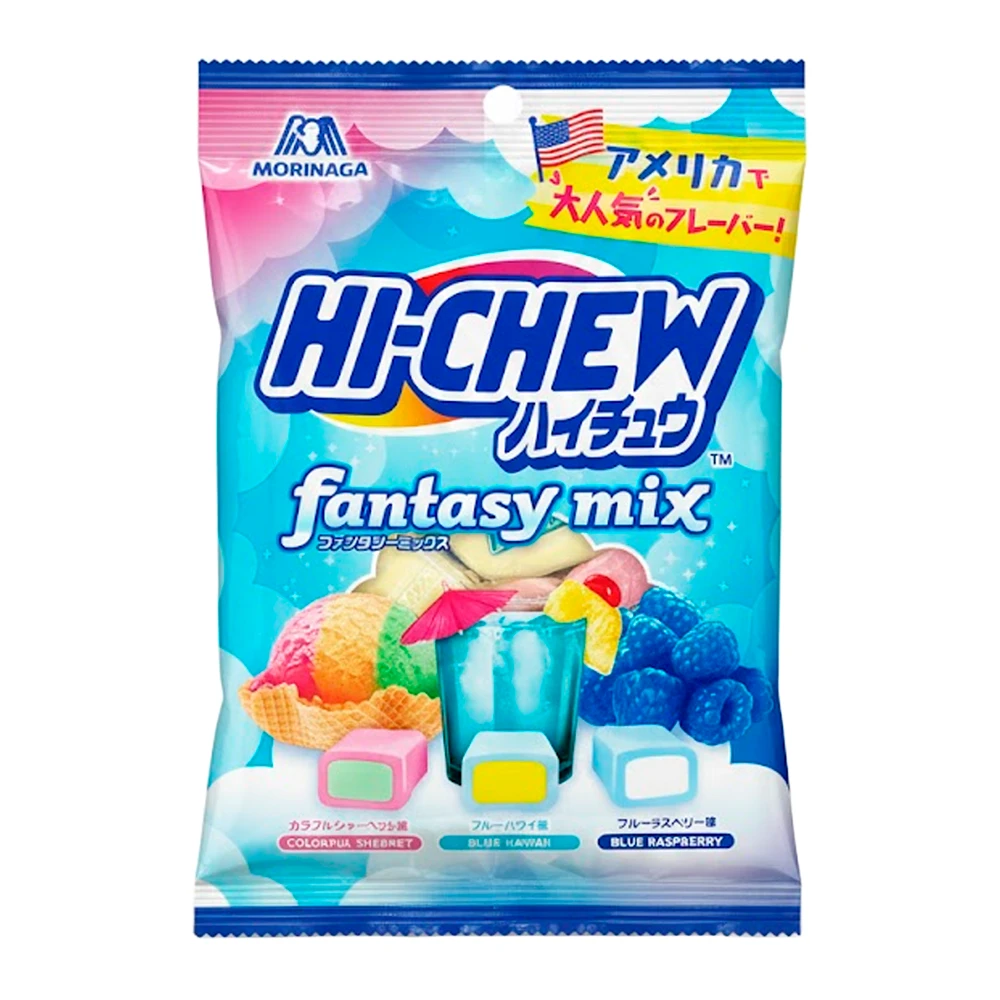 Bala Mastigável Morinaga Hi-chew Mix Pacote 68G