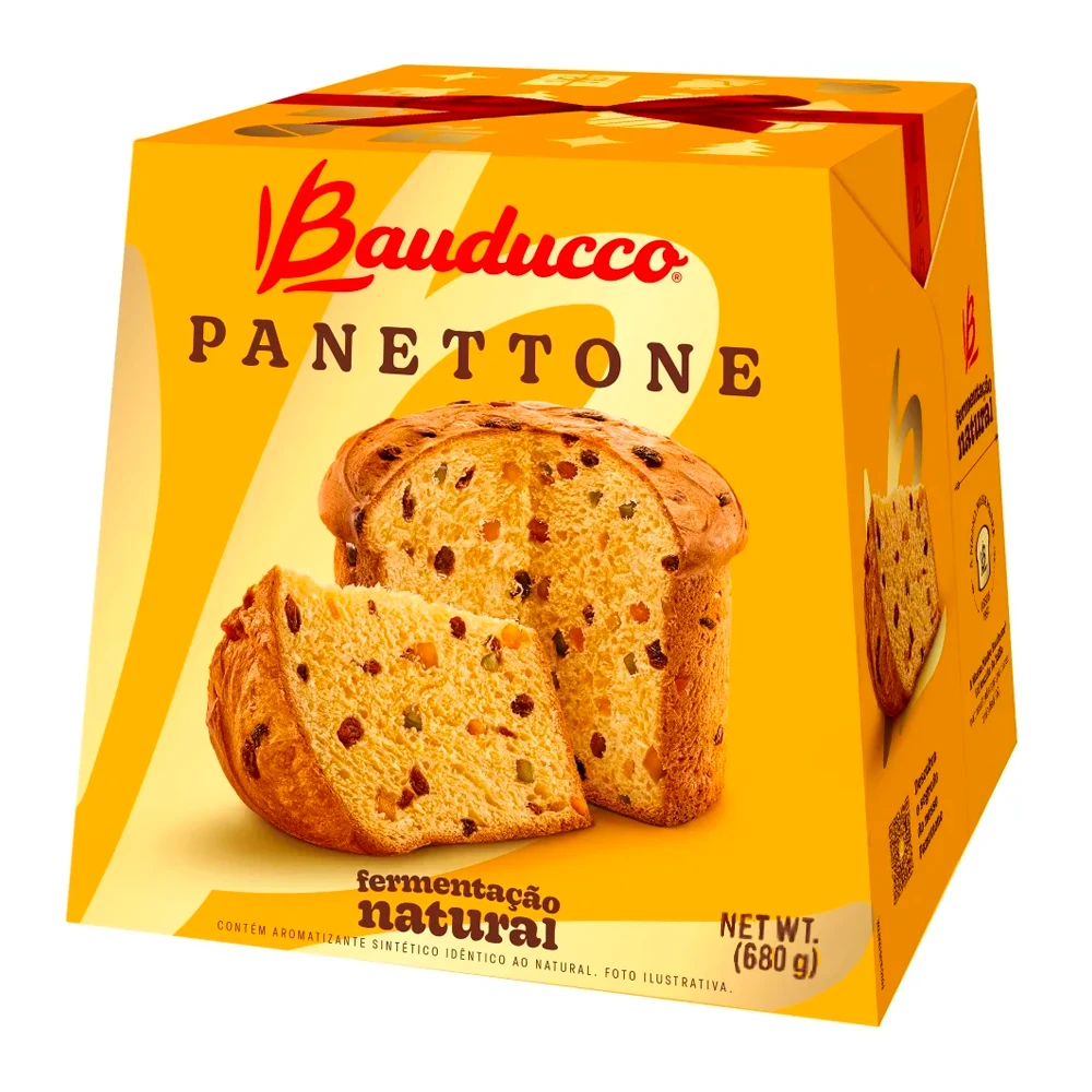 Panettone Bauducco Frutas Caixa 680G