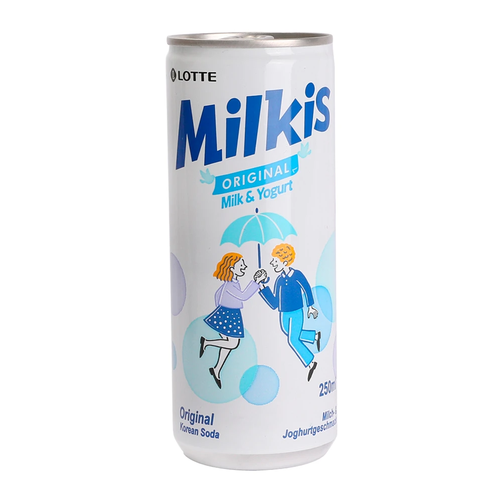 Refrigerante Lotte Milkis Sabor Iogurte Lata 250Ml