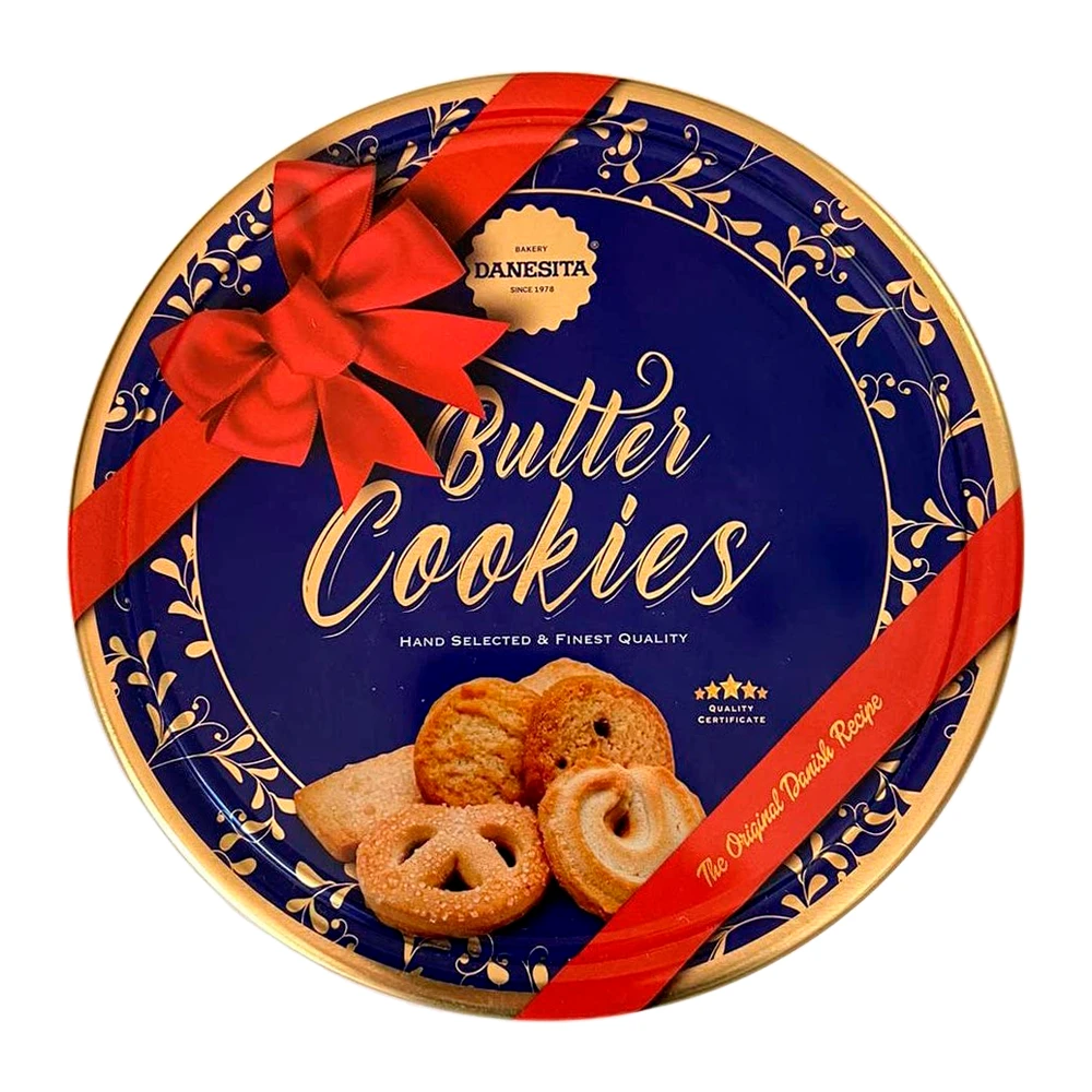 Biscoito Amanteigado Danesita Christmas Lata 454G