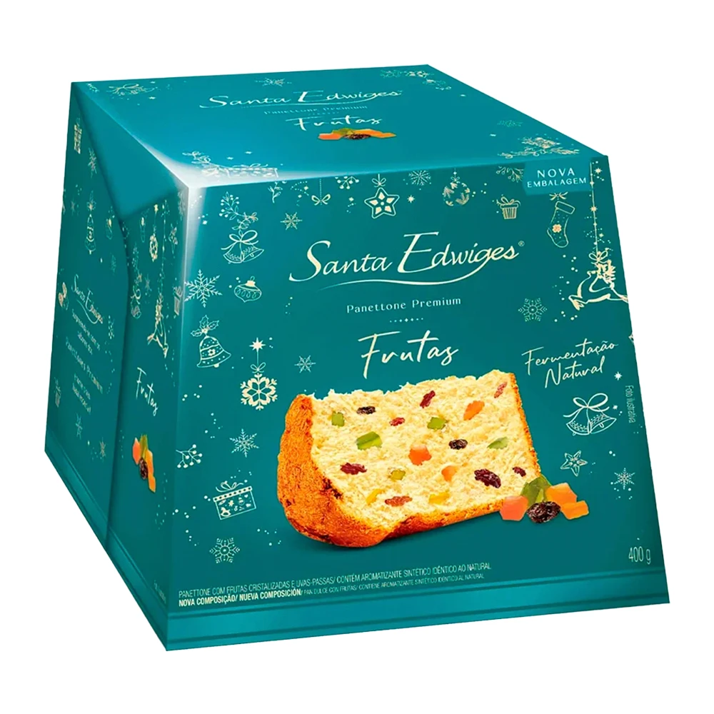 Panettone Santa Edwiges Frutas Caixa 400G