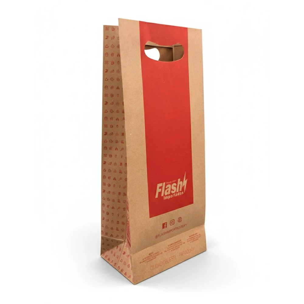 Bolsa de Presente Flash Para Vinho Unidade