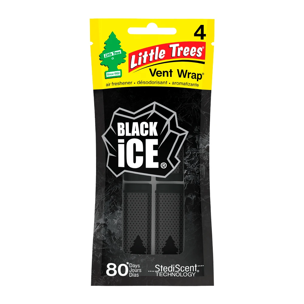 Aromatizante Little Trees Vent Wrap Black Ice