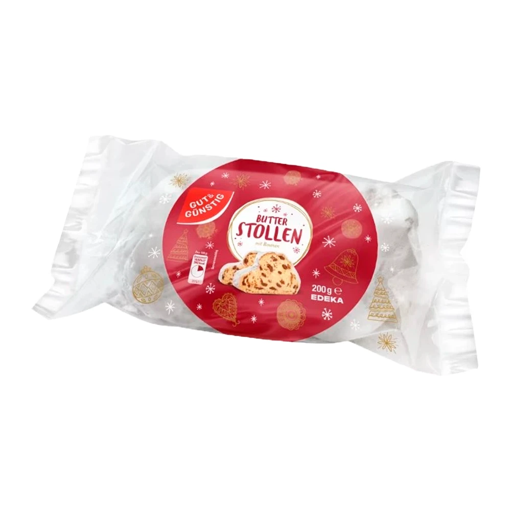 Stollen Edeka Amanteigado Pacote 200G