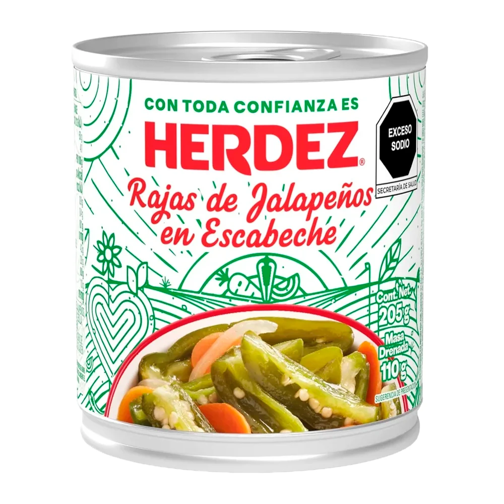 Jalapeños Herdez em Conserva Lata 205G