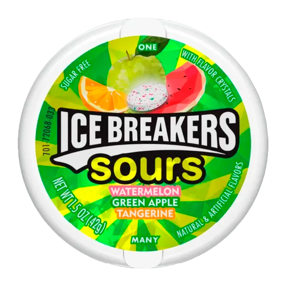 Bala Ice Breakers Sour Melancia 42G