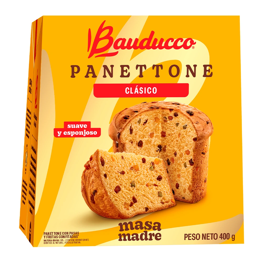 Panettone Bauducco Frutas Caixa 400G
