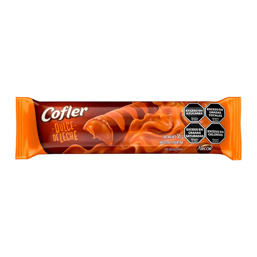 Barra Chocolate Arcor Cofler Doce de Leite 35G