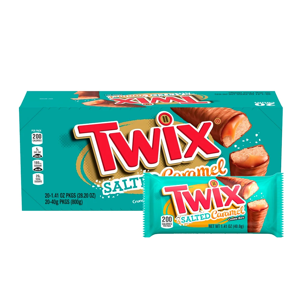 Chocolate Mars Twix Salted Caramel Caixa 20X40G