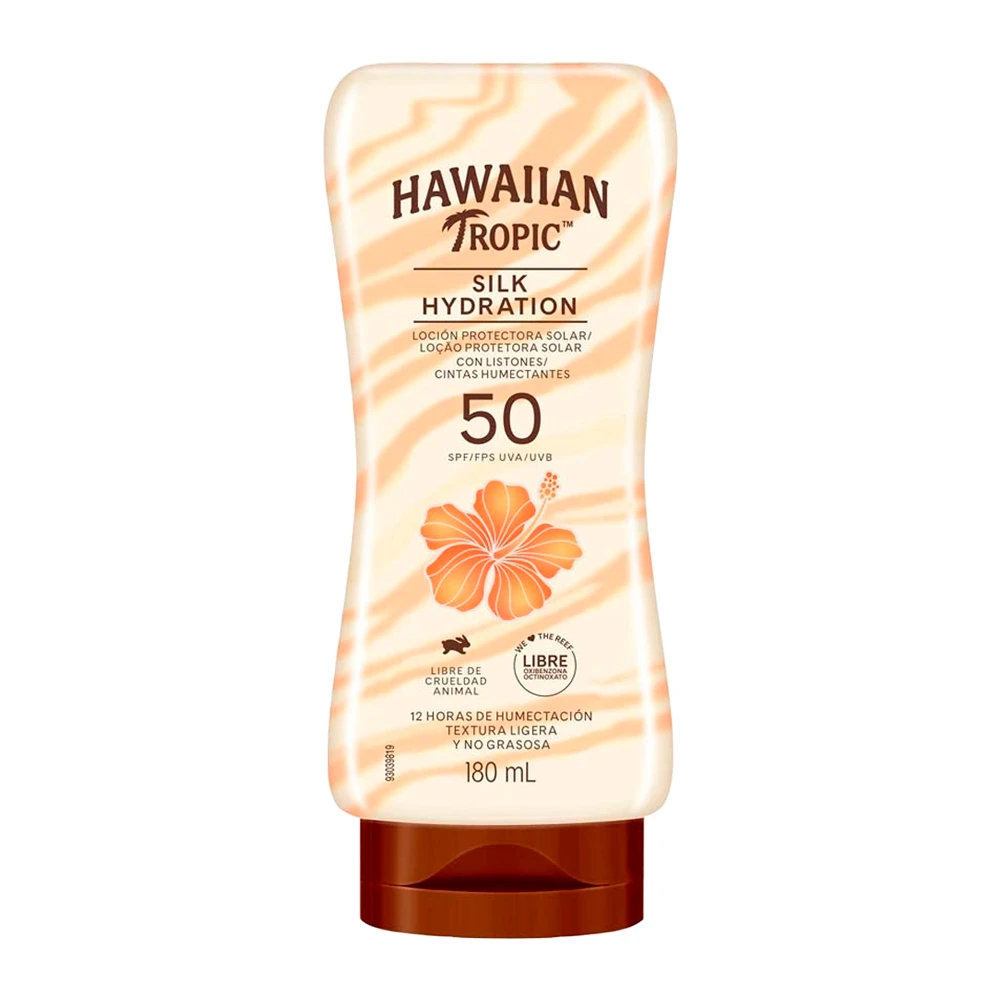 Protetor Solar Hawaiian Tropic Silk Hydration Spf50 180Ml