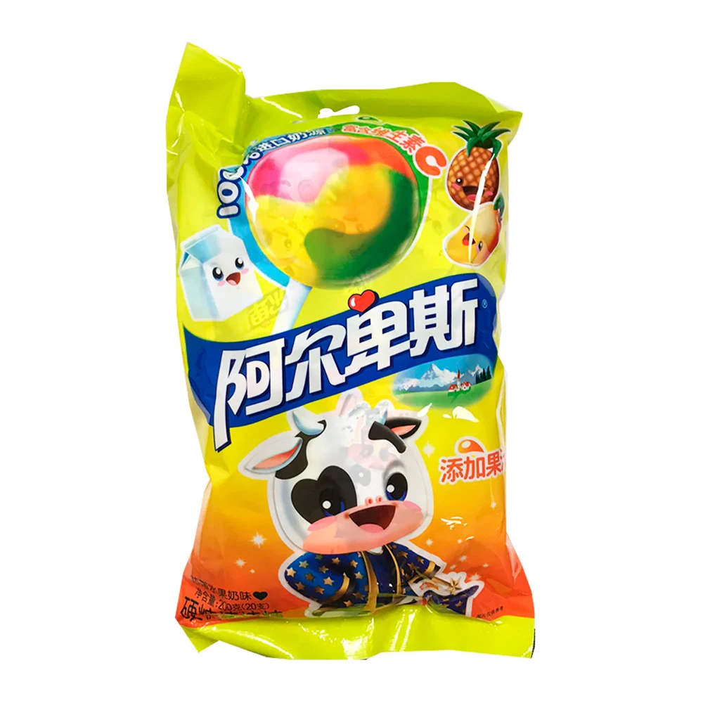 Pirulito Alpenlibre Frutas Tropicais Pacote 200g