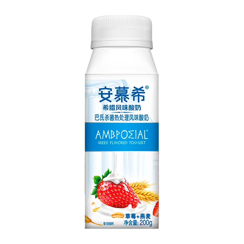 Iogurte Anmuxi Grego Morango Pet 200G