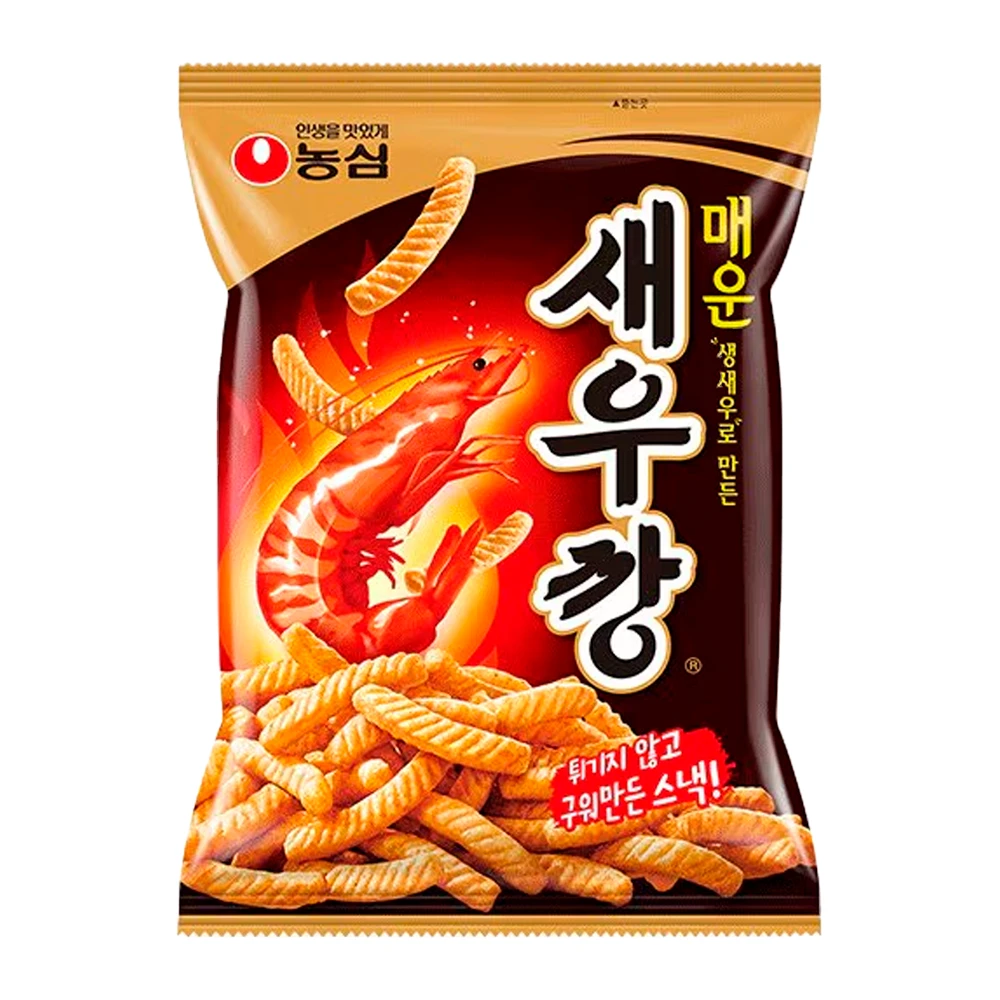 Salgadinho Nongshim Camarão Picante Pacote 90G