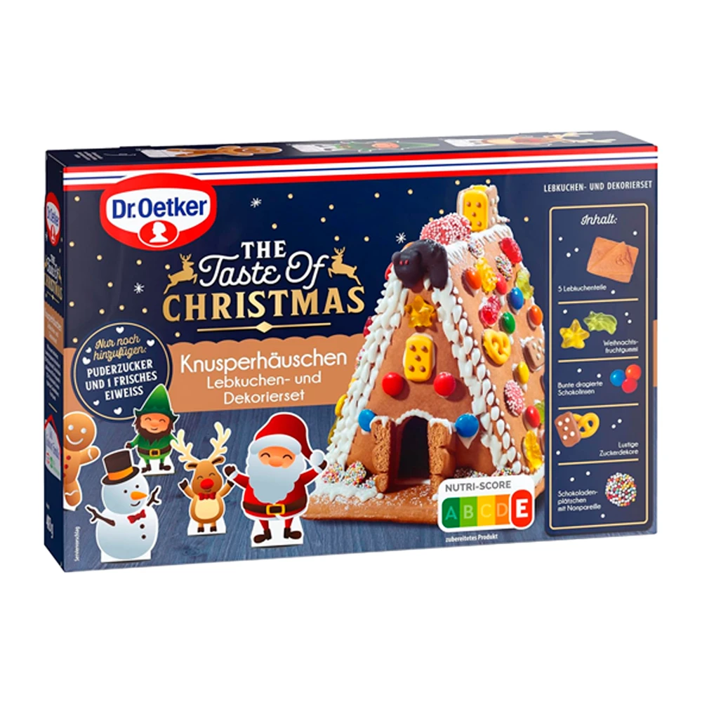 Casa De Biscoito De Natal Para Montar Dr. Oetker 335G