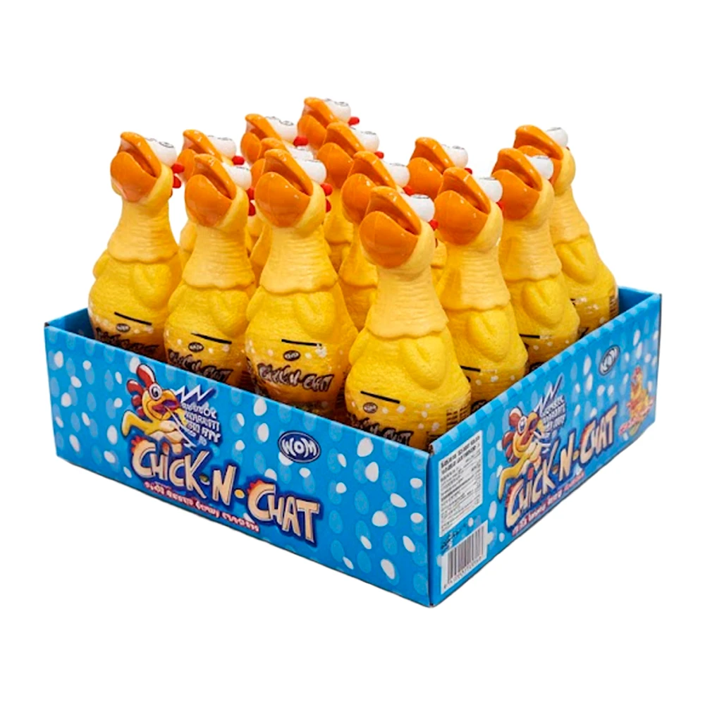 Bala Wom Chicken Chat Caixa 16X5G