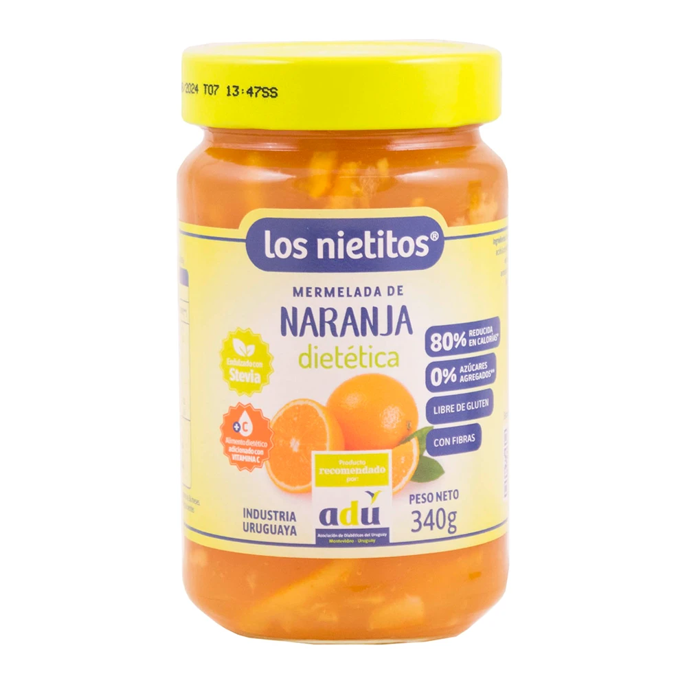 Geléia Sem Açucar Los Nietitos Laranja 340g