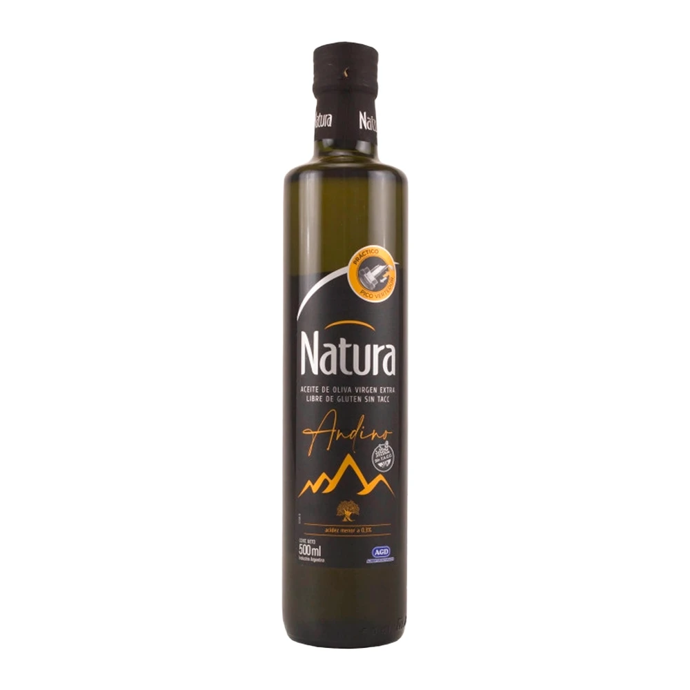 Azeite Natura de Oliva Extra Virgem Sem Glútem Garrafa 500Ml