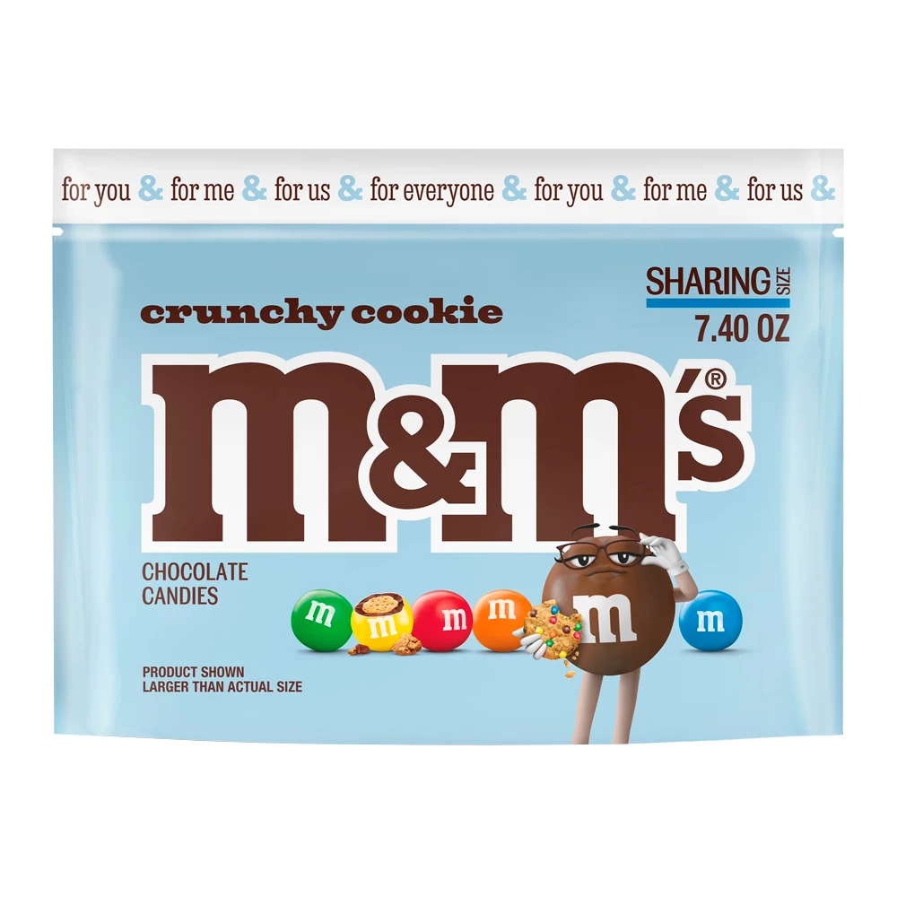 Chocolate Mars M&M Crunchy Cookie Pacote 209G