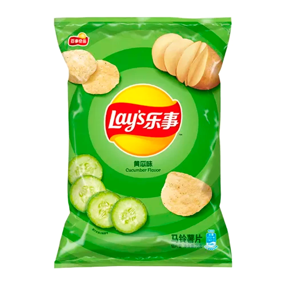 Batata Frita Lays Sabor Pepino Pacote 70G