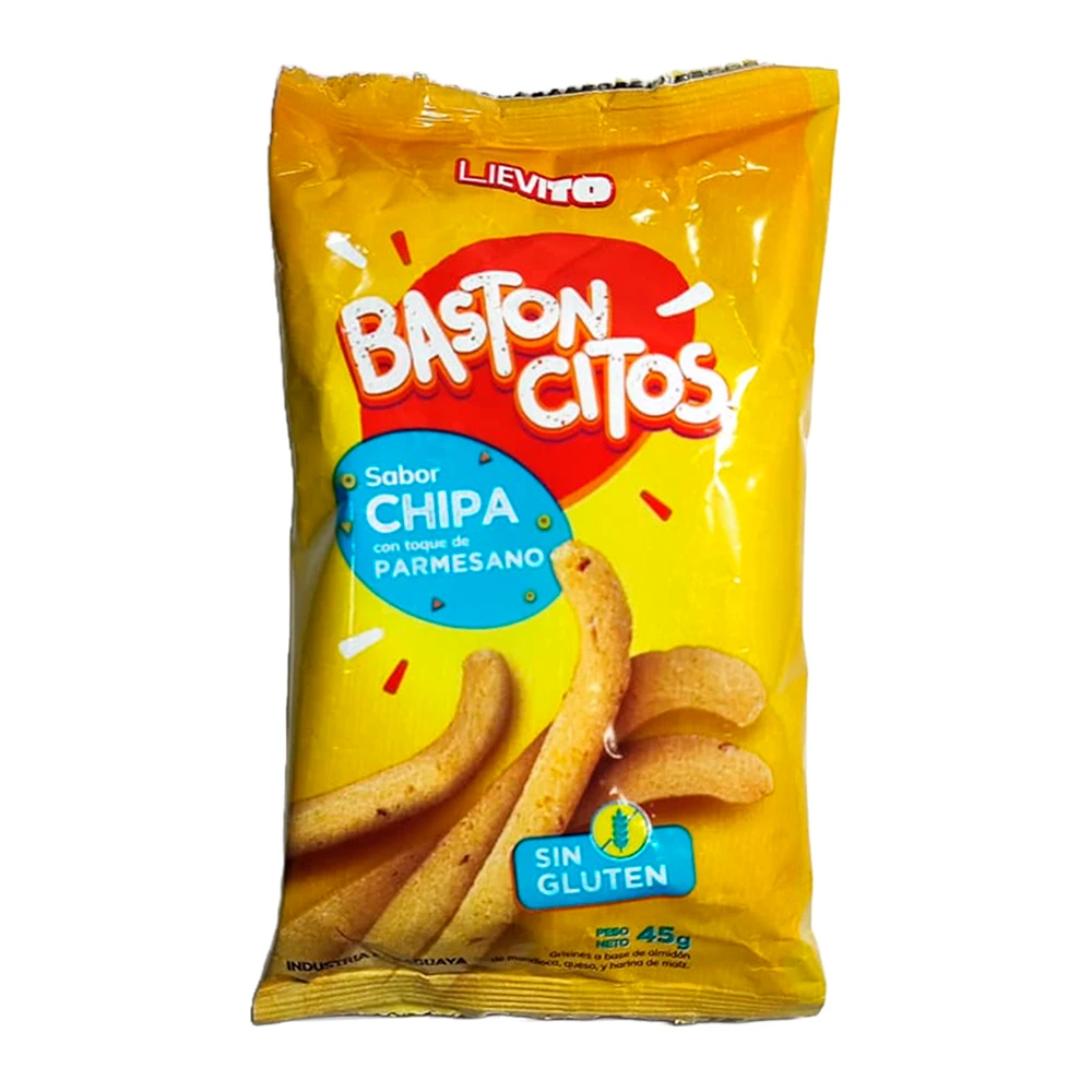 Chipa Lievito Bastoncitos Sem Glúten Pacote 45G