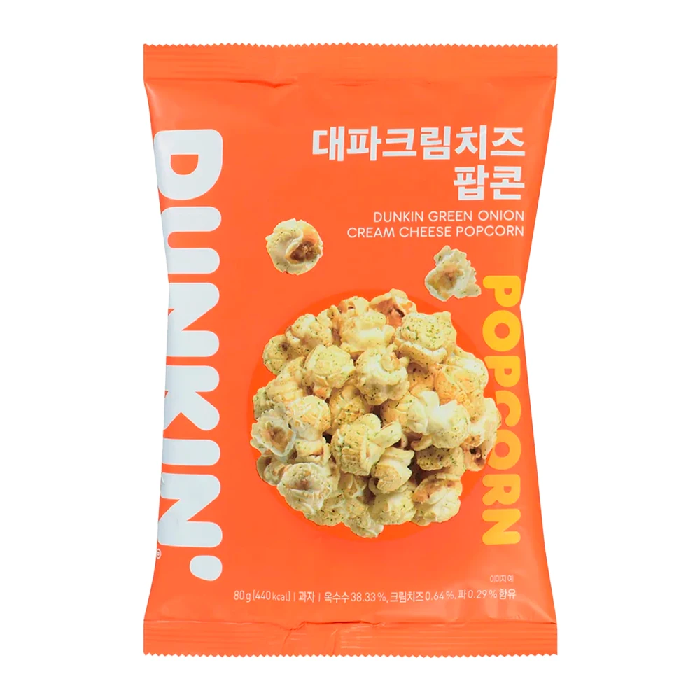 Pipoca Dunkin Onion Cream Cheese Pacote 80G