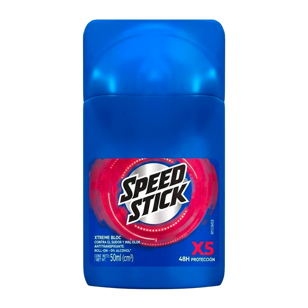 Desodorante Speed Stick Men X5 Active Roll-On 50Ml