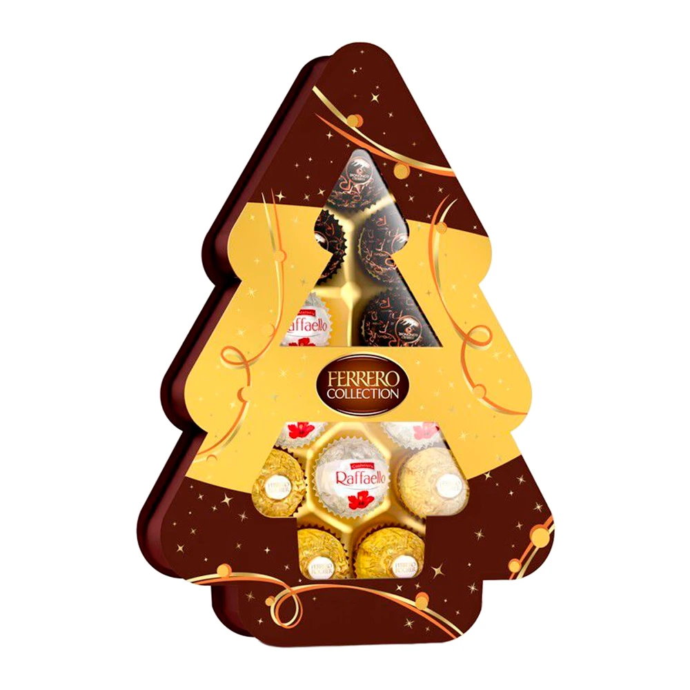 Bombom Ferrero Rocher Collection Natalino Caixa 129G