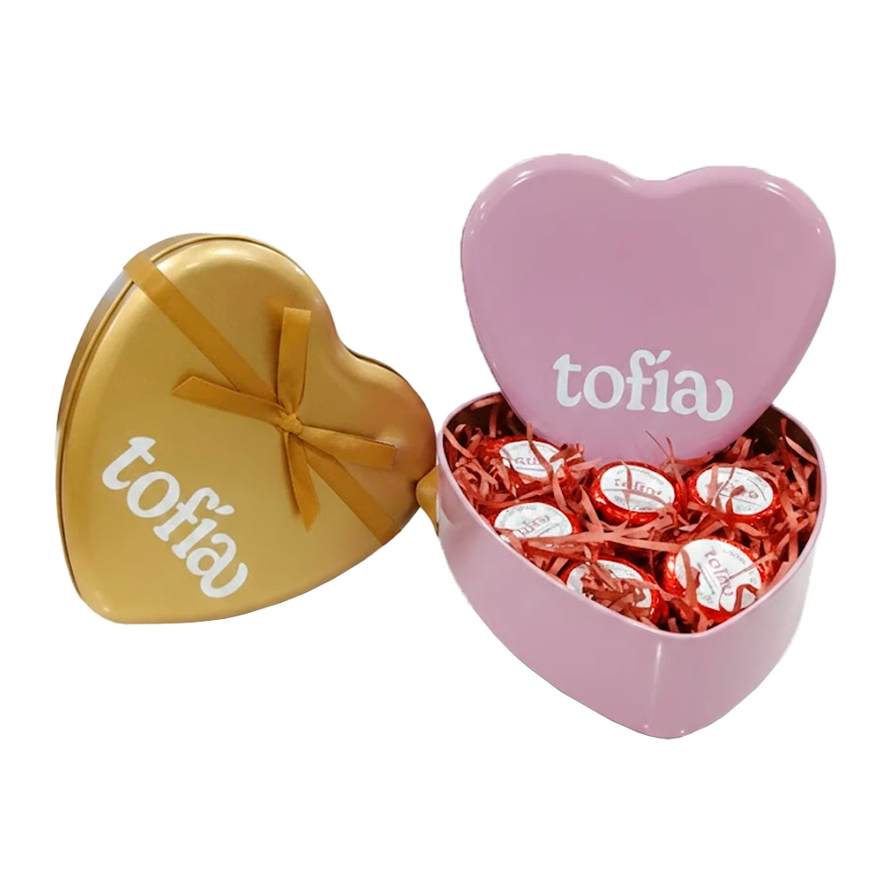 Alfajor Tofia Kit de Presente Coração Lata X6 Unidades