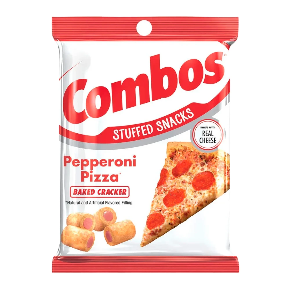 Salgadinho Pretzel Combos Sabor Pepperoni Pacote 178G