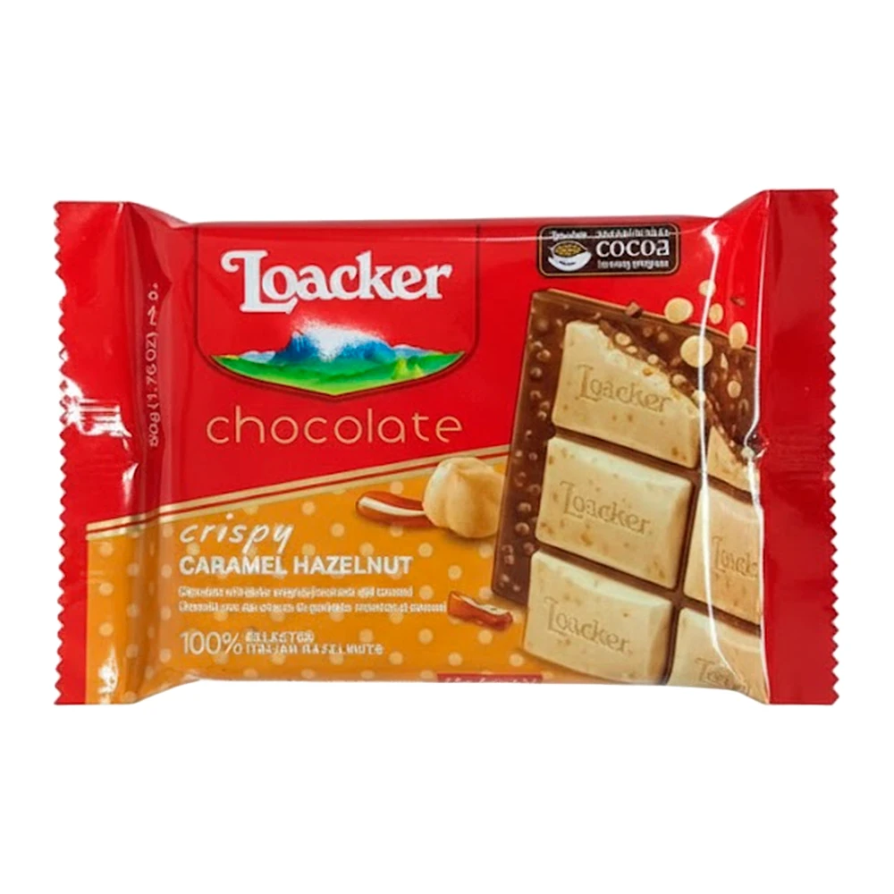 Tableta Chocolate Loacker Crispy Caramel 50G