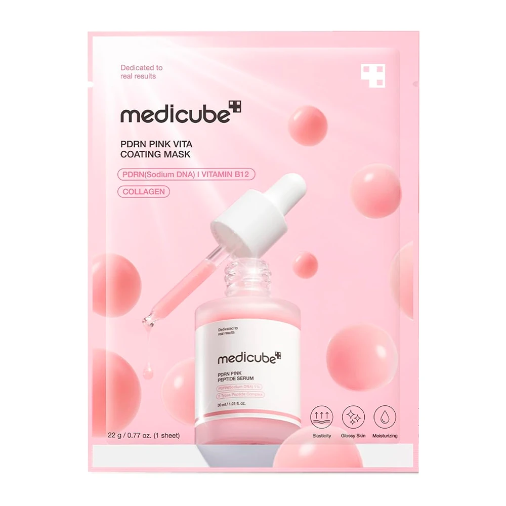 Máscara Facial Medicube Pdrn Pink Coating Mask 1 Unidade
