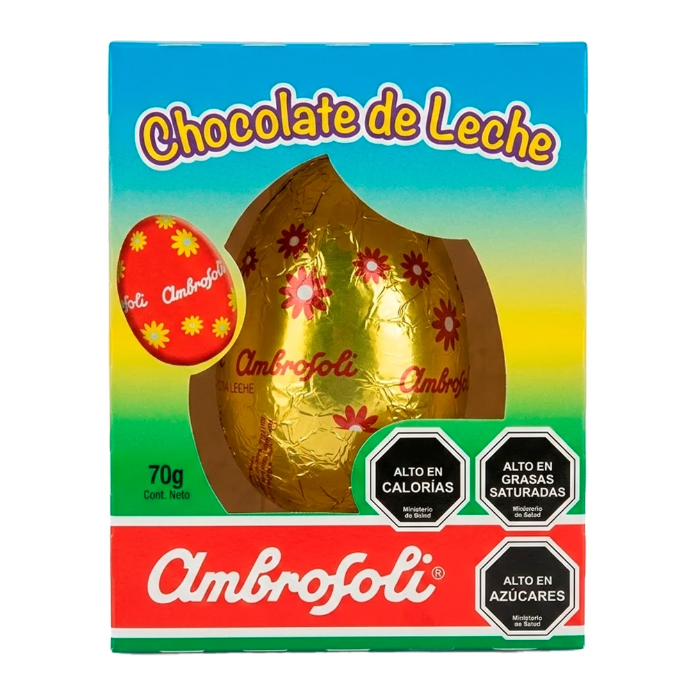 Ovo de Pascoa Ambrosoli Ao Leite Caixa 70G