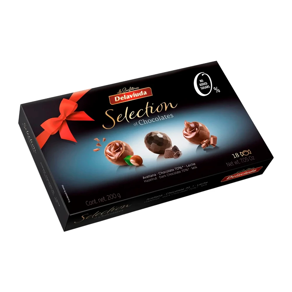 Bombom Delaviuda Mix Sem Açúcar Caixa 200G