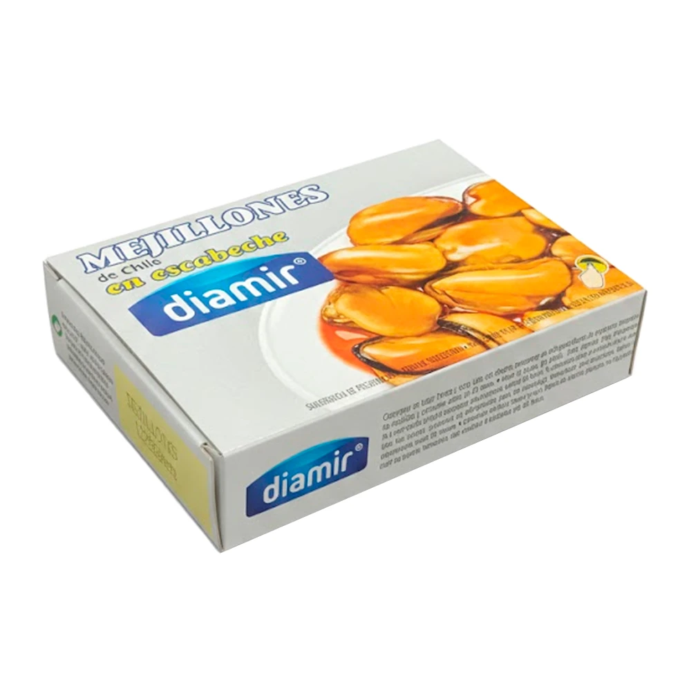 Mexilhões Diamir Em Conserva Chile Lata 120G