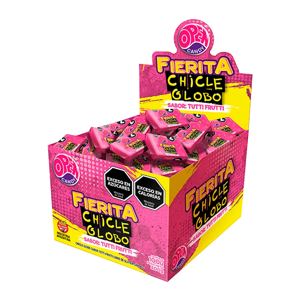 Chiclete Open Ferita Tutti Frutti Caixa 300G