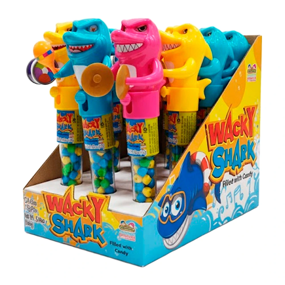 Bala Kidsmania Wacky Shark Caixa 12X12G