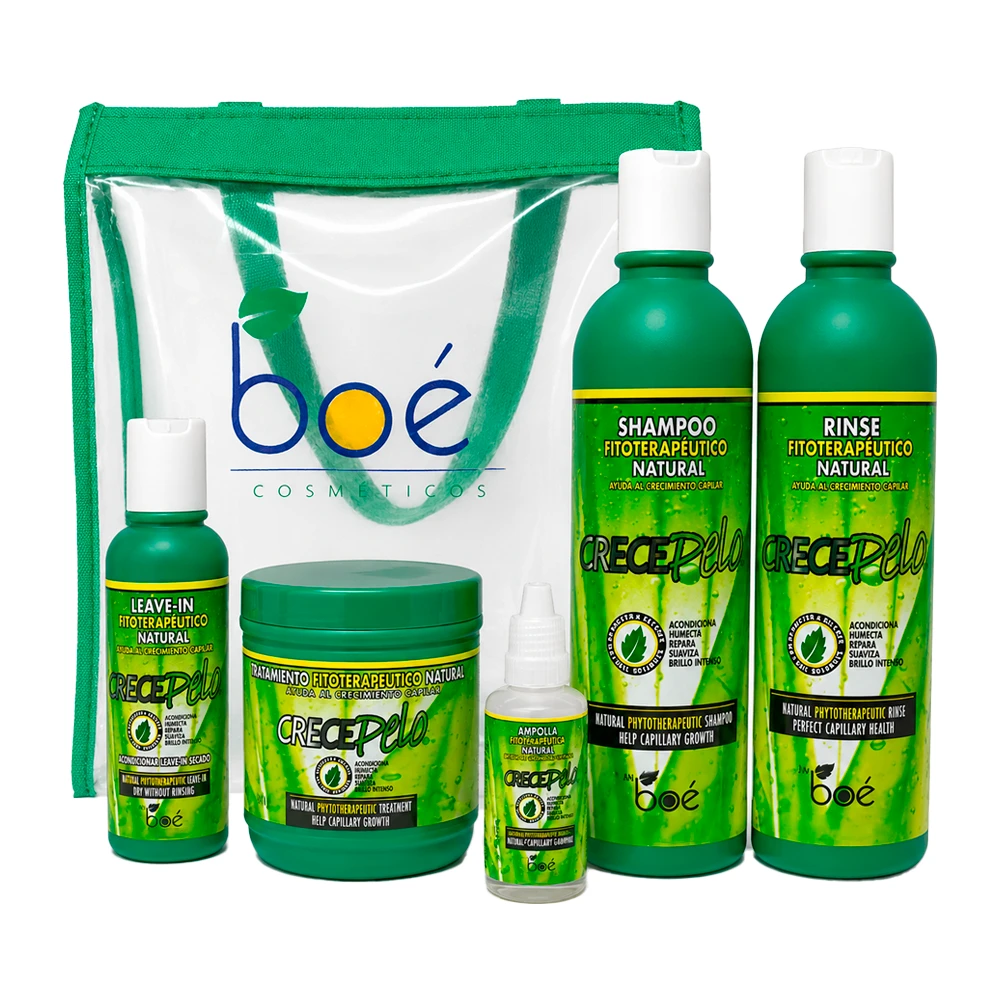 Kit Tratamento Capilar Crecepelo Bolsa Com 5 Peças Boé