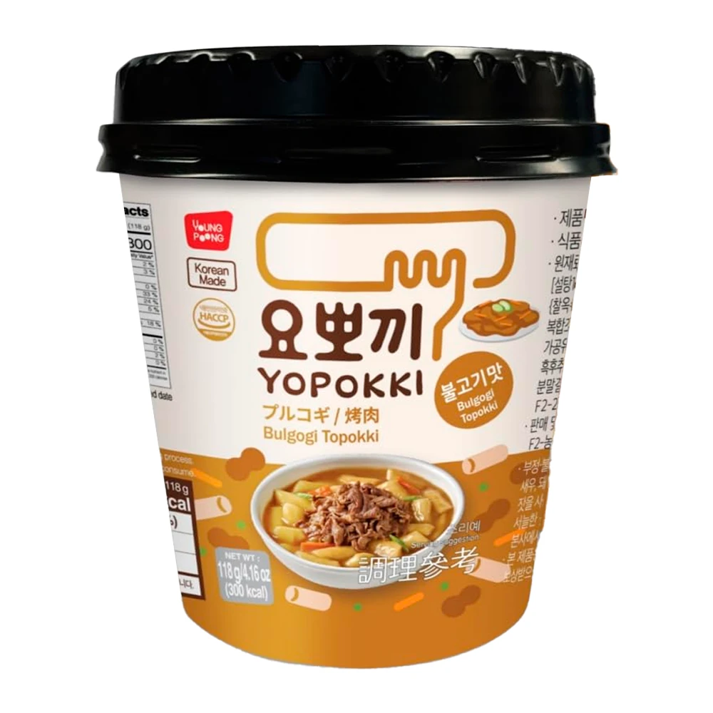 Topokki Yopokki Com Bulgogi Pote 140G