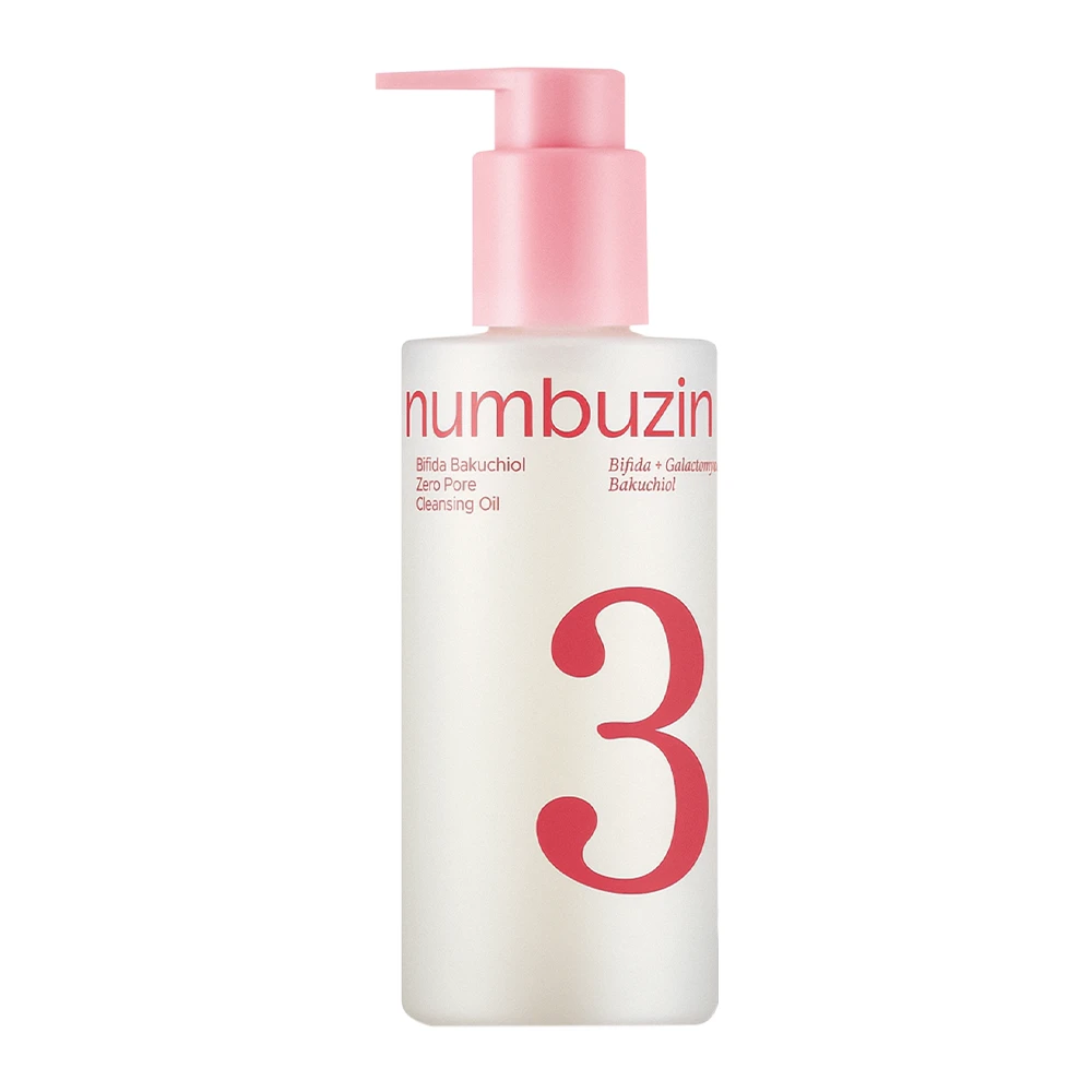 Óleo de Limpeza Facial Numbuzin No3 Bifida Bakuchiol Zero Pore Oil 200Ml