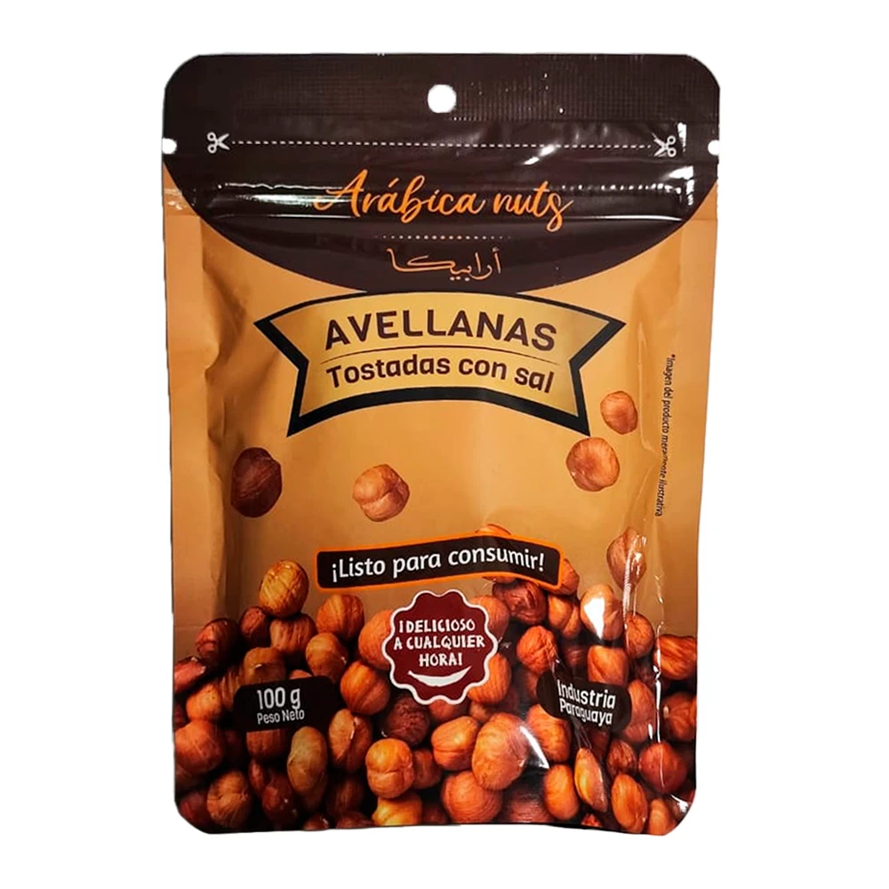 Avelãs Arabica Nuts Torrado Com Sal Pacote 100G