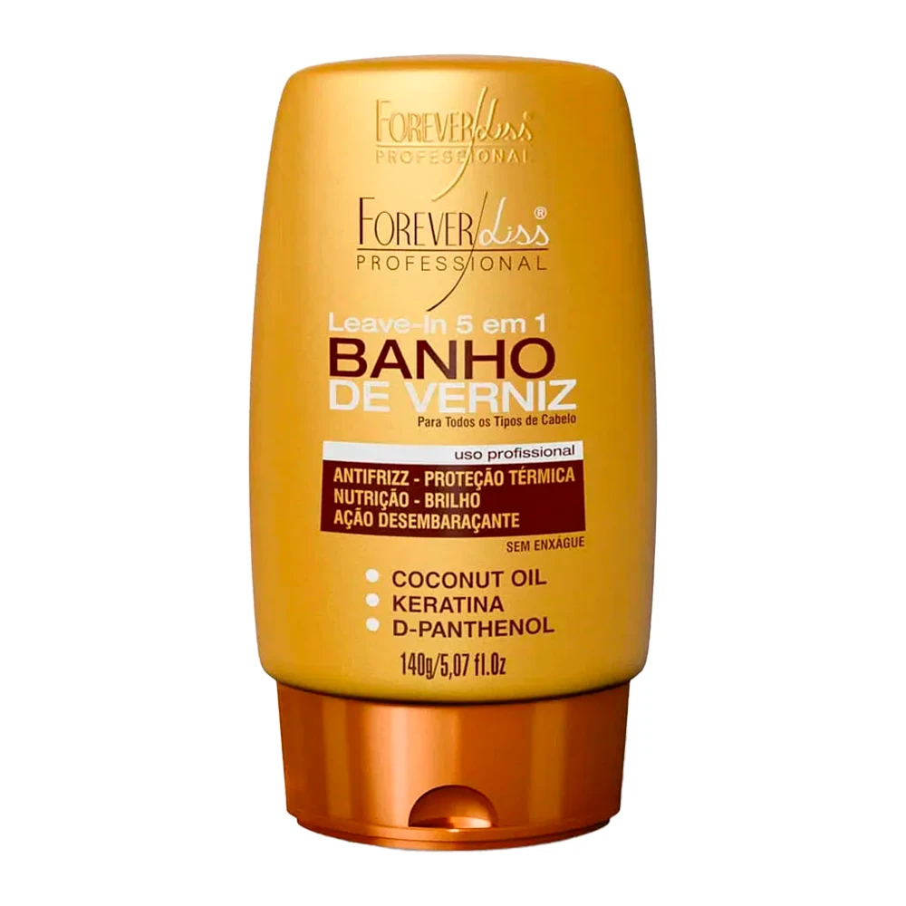 Creme Para Pentear Forever Liss Leave In Banho de Verniz Frasco 140G
