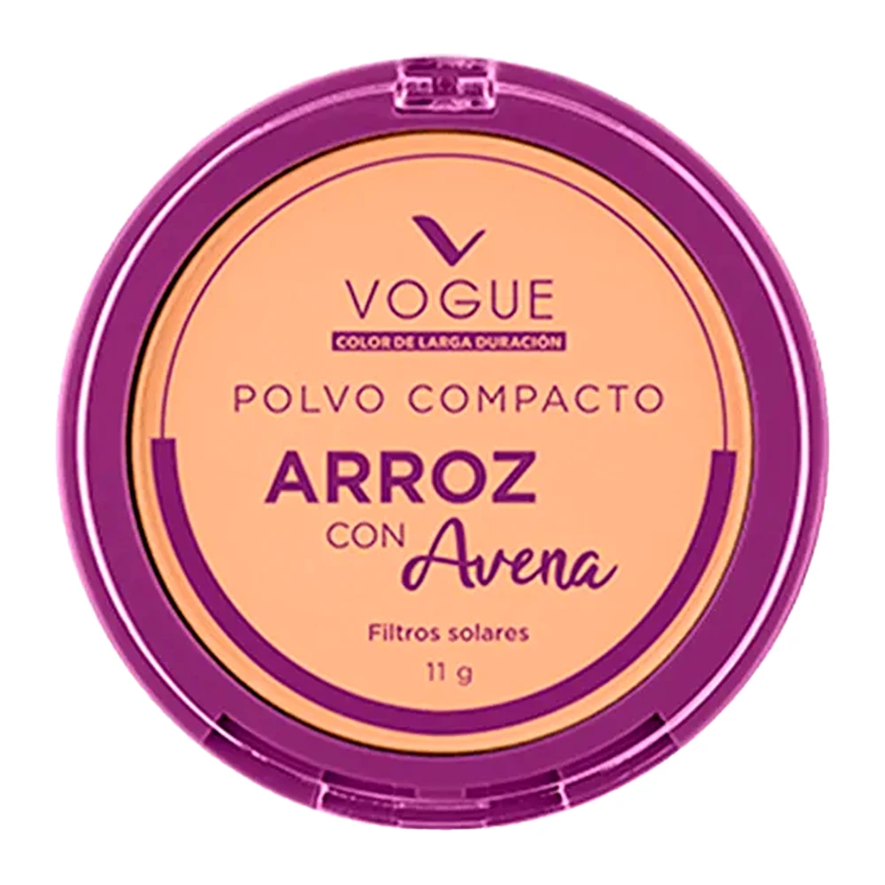 Pó Compacto Vogue Arroz Com Aveia Ballerina 11G