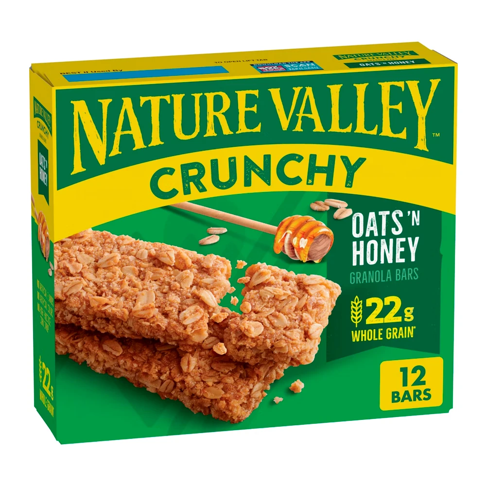 Barra De Cereal Nature valley Usa Aveia Y Mel Caixa 12X42G