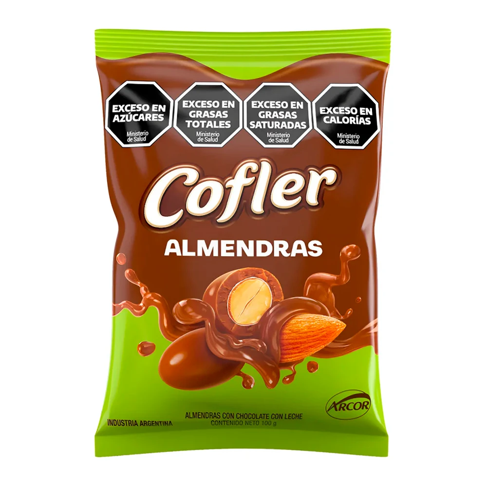 Chocolate Arcor Cofler Amêndoas Pacote 100G
