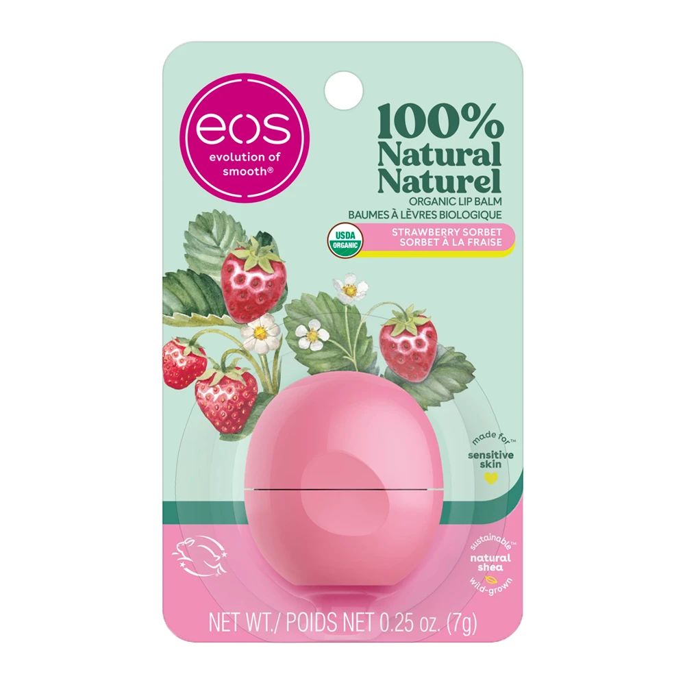 Protetor Labial Eos Sorvete de Morango 7G