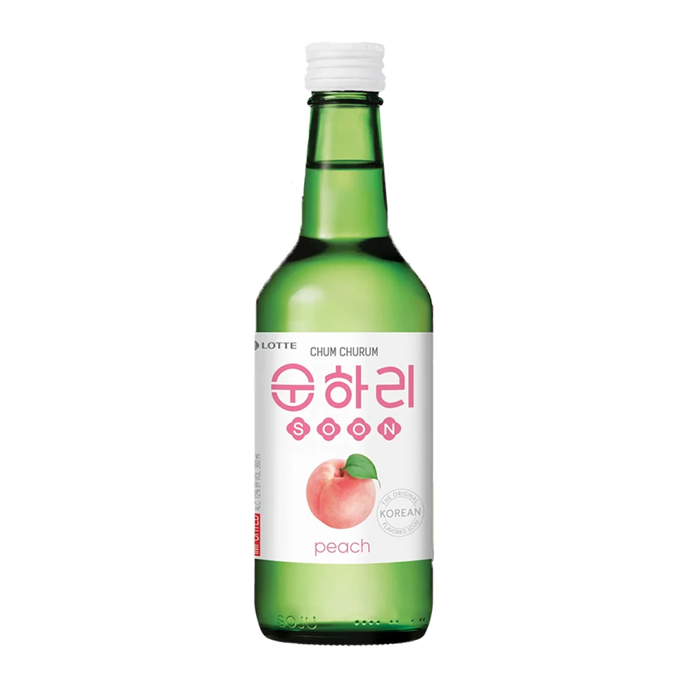 Soju Chumchurum Peach Garrafa 375Ml