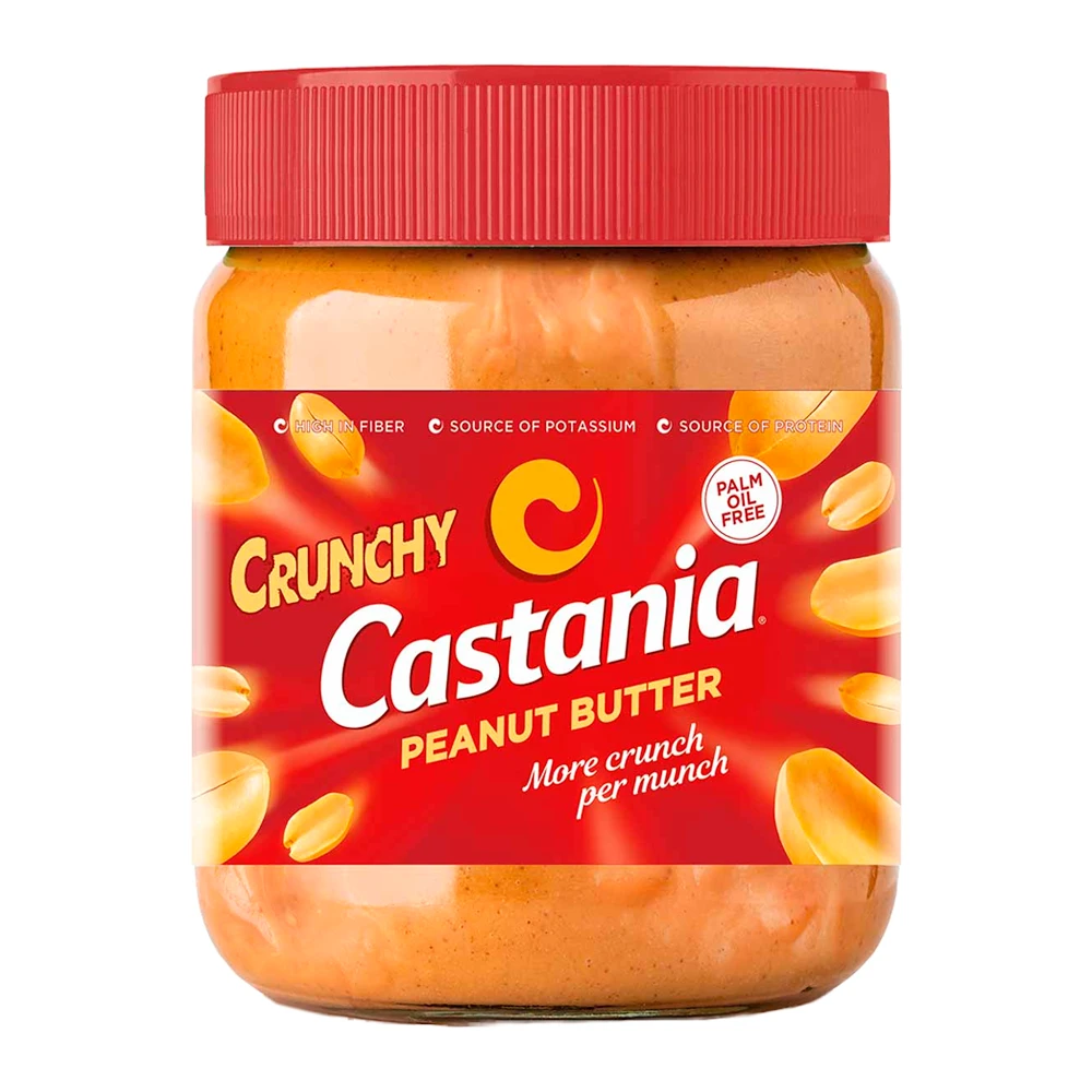 Pasta de Amendoim Castania Crunchy Pote 360G