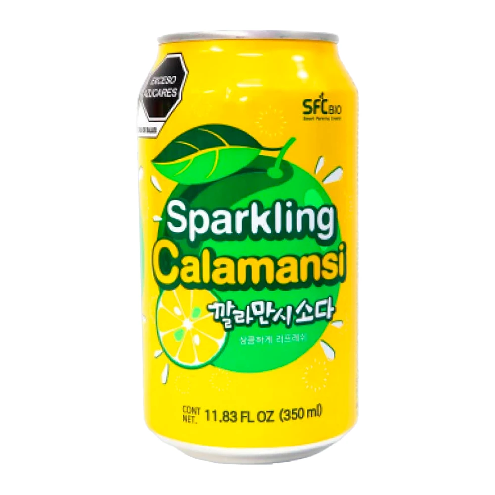 Refrigerante Sfc Bio Sparkling Limão Calamansi Lata 350Ml