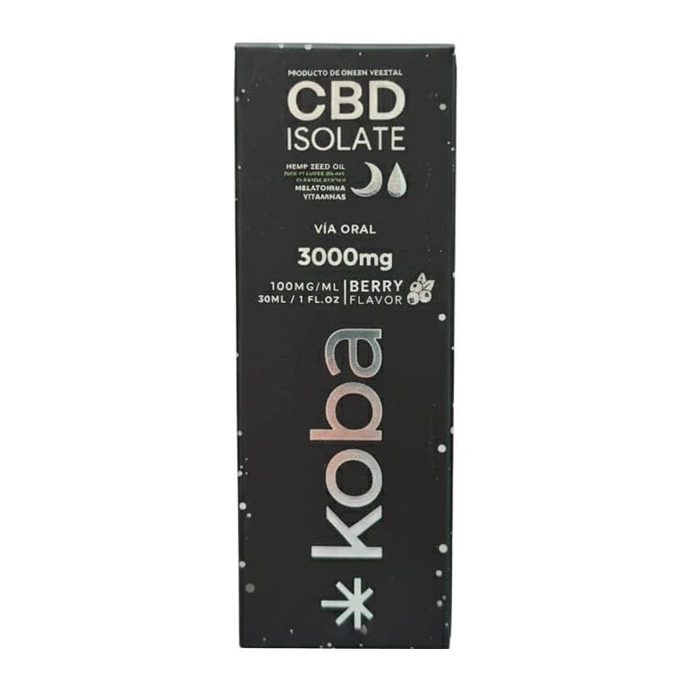 Óleo Cbd Sublingual 3000 Mg / 30 Ml Koba Sabor Berry Isolate